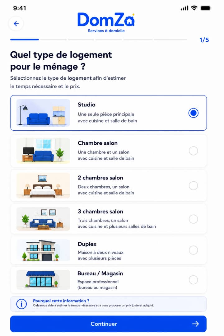 Service terminé